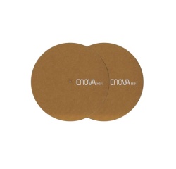 Accessoire platine vinyle Enova Hifi Paire de feutrine marron FS 120 BR