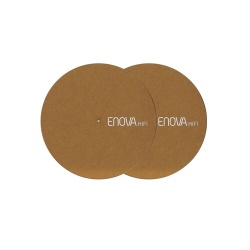 Accessoire platine vinyle Enova Hifi Paire de feutrine marron FS 120 BR
