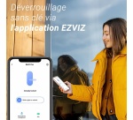 Serrure connectée Ezviz SERRURE DL01 + CAPTEUR PORTE