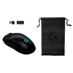 Souris Logitech G PRO 2 LIGHTSPEED gaming sans fil + Dongle 8K + Pochette