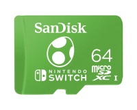 Carte mémoire micro SD Sandisk NINTENDO 64GO YOSHI