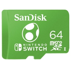 Carte mémoire micro SD Sandisk NINTENDO 64GO YOSHI