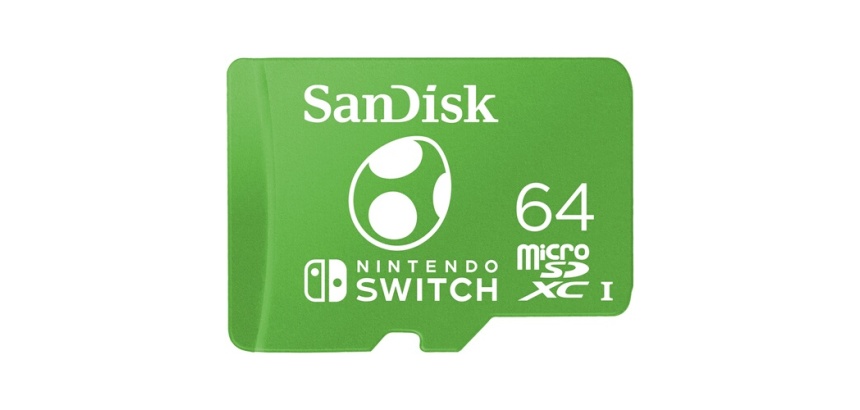 Carte mémoire micro SD Sandisk NINTENDO 64GO YOSHI