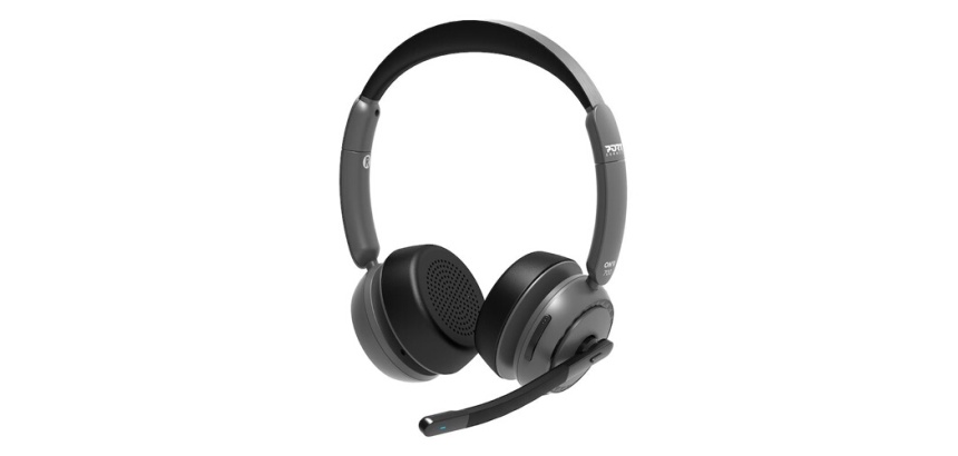 Casque PC Port Designs Micro Stereo Bluetooth USB-A / USB-C avec socle de charge ONR''700