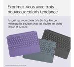 Clavier pour tablette Microsoft Surface Pro 12 pouces - Violet