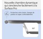 Clavier pour tablette Microsoft Surface Pro 12 pouces - Ardoise