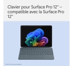 Clavier pour tablette Microsoft Surface Pro 12 pouces avec Surface Slim Pen - Océan