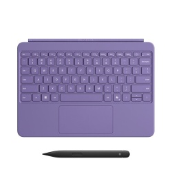Clavier pour tablette Microsoft Surface Pro 12 pouces avec Surface Slim Pen - Violet