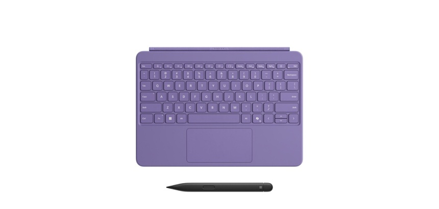Clavier pour tablette Microsoft Surface Pro 12 pouces avec Surface Slim Pen - Violet