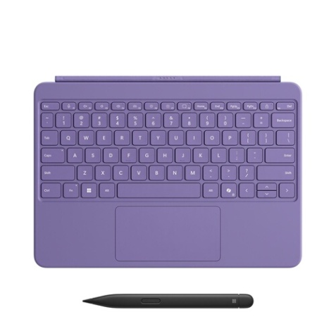 Clavier pour tablette Microsoft Surface Pro 12 pouces avec Surface Slim Pen - Violet
