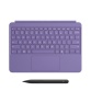 Clavier pour tablette Microsoft Surface Pro 12 pouces avec Surface Slim Pen - Violet