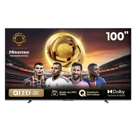 TV LED Hisense 100E7NQ pro Qled Dolby vision & Atmos 144HZ 4K 254cm 2024