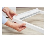 Kit de superposition Wpro Kit colonne KCL103 pour Lave-linge & seche-linge avec sangle automatique