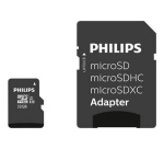 Carte mémoire micro SD Philips SDHC UHS-I U1 16GB avec Adaptateur SD