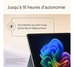 PC Hybride / PC 2 en 1 Microsoft Surface Pro 12" Ecran Tactile Copilot+PC Snapdragon X Plus 16 Go RAM 512 Go SSD Océan