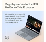 PC portable Microsoft Surface Laptop 13" Ecran Tactile Copilot+PC Qualcomm Snapdragon X Plus 16 Go RAM 512 Go SSD Océan