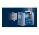 Déshumidificateur Philips 2-en-1 Purificateur d'air HEPA Serie 5000 DE5305/11 Blanc