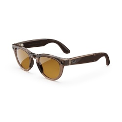 Smartphone Meta Lunettes Ray-Ban Headliner Roche brillante et jaune safran