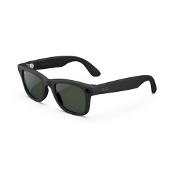 Smartphone Meta Lunettes Ray-Ban Wayfarer Noir mat et vert graphite