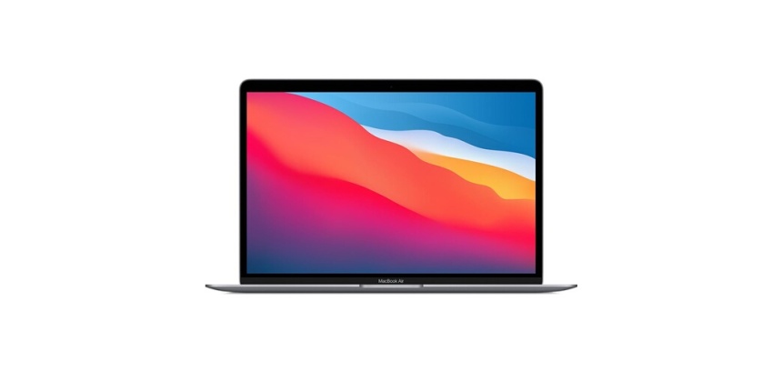 MacBook Apple MacBook Air 13'' 256 Go SSD 8 Go RAM Puce M1 CPU 8 cœurs GPU 7 cœurs Gris sidéral 2020 Reconditionné par Lagoona Grade A