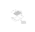 Plaque gaz Asko HG1776SB Inox