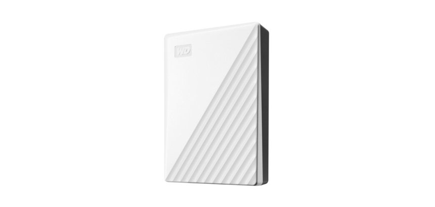 Disque dur externe Wd My Passport 6TB white - Portable Hard Drive with password protection and auto backup software