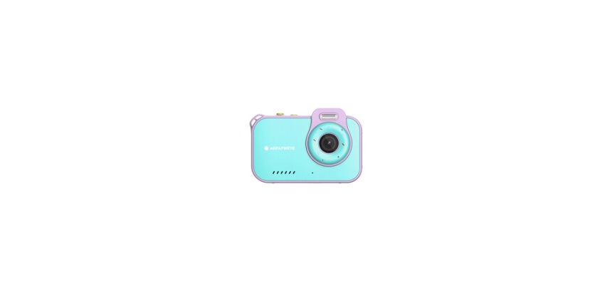 Appareil photo compact Agfaphoto Realikids Waterproof 2, enfant etanche avec grand ecran et capteur 5Megapixels