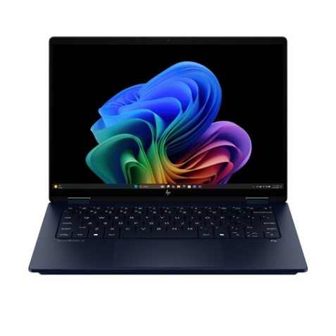 PC Hybride / PC 2 en 1 Hp OmniBook X Flip NGAI 14-fm0000nf 14" Ecran tactile Copilot+ Intel Core Ultra 7 32 Go RAM 1 To SSD Bleu atmosphérique