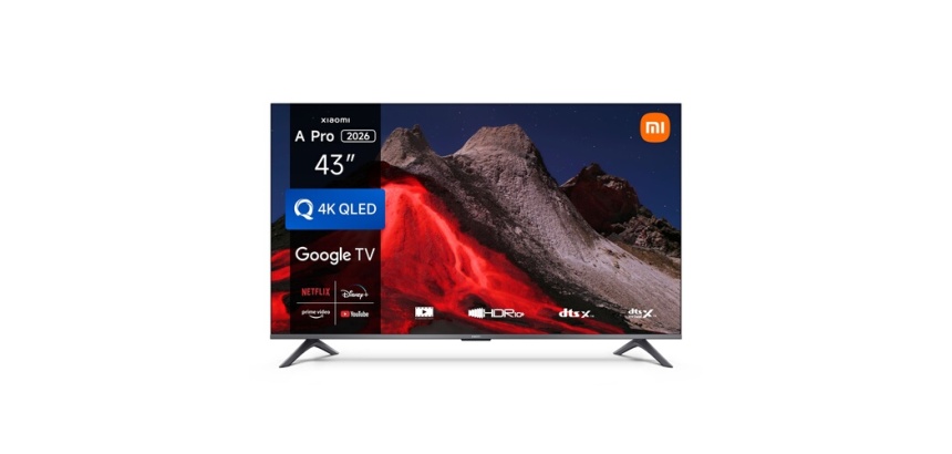 TV LED Xiaomi QLED A Pro 43 108 cm 4K UHD 2026 Gris anthracite