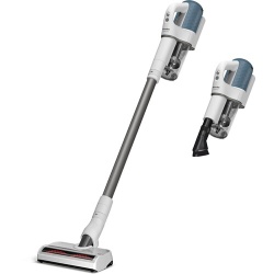 Aspirateur balai Miele DUOFLEX HX1 - Aspirateur sans fil coloris Blanc avec bloc moteur bleu nordique