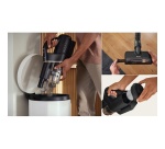 Aspirateur balai Miele DUOFLEX HX1 - Aspirateur sans fil coloris Blanc avec bloc moteur bleu nordique