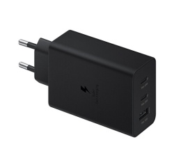 Chargeur pour téléphone mobile Samsung Secteur Ultra Rapide TRIO65W Noir