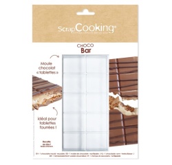 Plat / moule Scrapcooking Moule tablette de chocolat