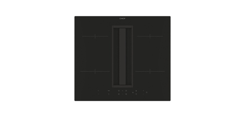 Plaque de cuisson avec hotte intégrée Candy CIH614CF