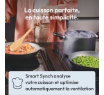 Plaque de cuisson avec hotte intégrée Candy CIH614CF