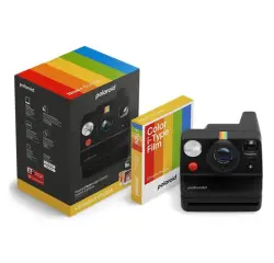 Appareil photo instantané Polaroid Now+ Generation 3 + Pack de films (8 photos) - Noir