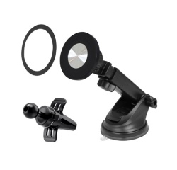 Support pour téléphone mobile Wefix magnétique, avec fonction ventouse ou grille d'aération