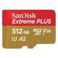 Carte mémoire micro SD Sandisk EXTREME PLUS 512Go 200MB/S