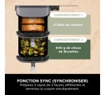 Friteuse sans huile Ninja Double Stack XL avec Thermosonde SmartCook SL451EU