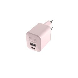 Chargeur pour téléphone mobile Fresh'n Rebel USB + USB-C Mini Charger 30W PD Completez votre ensemble d''accessoires avec ce mini chargeur USB + USB-C PD. Chargez votre smartphone ou tablette en toute securite, et rapidement.   Port USB + USB-C 30 watts Charge par Power Delivery