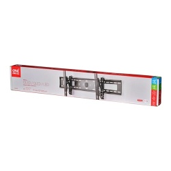 Support mural pour écran plat One For All mural inclinable Solid Jumbo WM4920 Noir pour de 42" à 120"