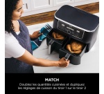 Friteuse sans huile Ninja sans huile Foodi MAX DualZone avec systeme Smart Cook AF451EU