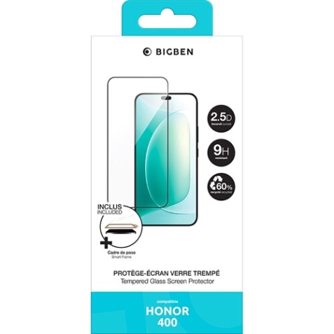 Protection d'écran pour smartphone Honor VT 2,5D Honor 400 GRS + SmartFrame