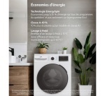 Lave-linge hublot Beko BM3WFT410451C Energy Spin