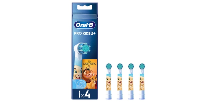 Brossette dentaire Oral B Pro Kids Roi Lion X4