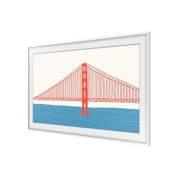 Support mural pour écran plat Samsung Cadre The Frame 50'' Blanc 2021/2022/2023
