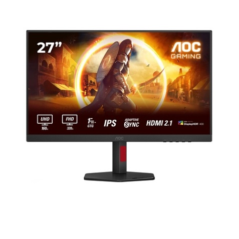 Ecran PC Aoc Gaming U27G4R 27" 165 Hz 4K UHD Noir et Rouge