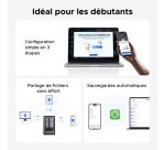 Serveur NAS Ugreen 2 baies DXP2800 Gris anodisé