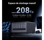 Serveur NAS Ugreen 8 baies DXP8800 Plus Gris anodisé