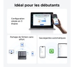 Serveur NAS Ugreen 4 baies DX4800 Plus Gris anodisé